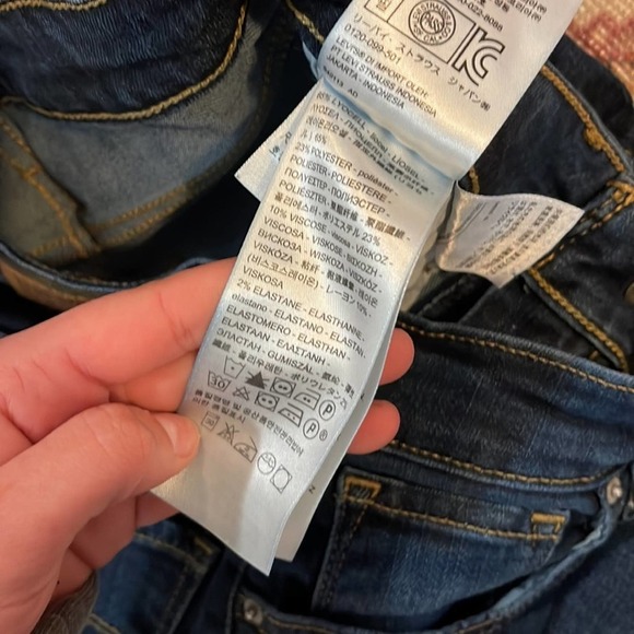 Levi’s 721 high rise skinny size 25 - Picture 7 of 9